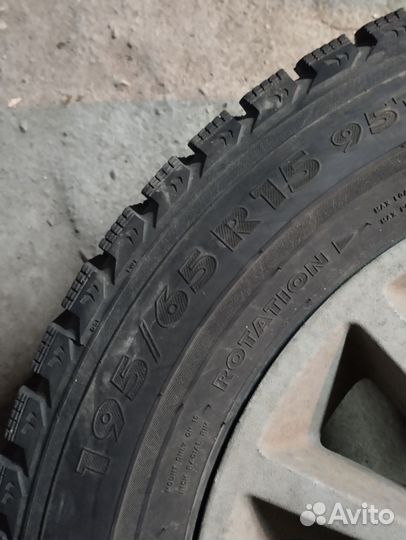 Литые диски r 15 и резина 195/65/15