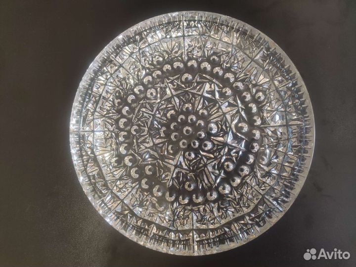 Хрустальное блюдо СССР