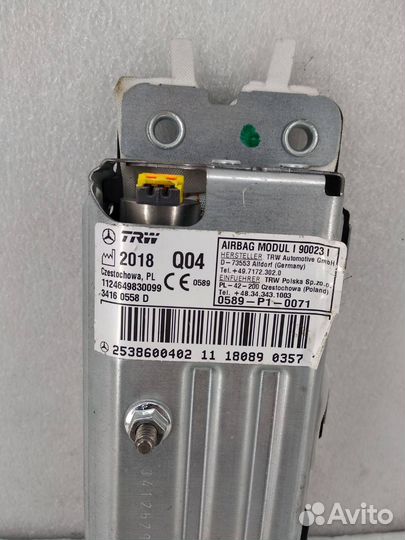 Подушка безопасности коленная водителя A2538600402