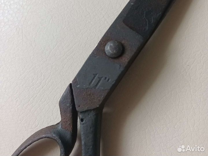 Старинные портновские ножницы