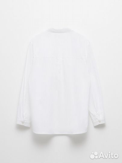 Рубашка школьная для девочки 140 белая Sela