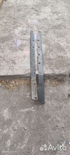 Накладки порога toyota corolla spacio