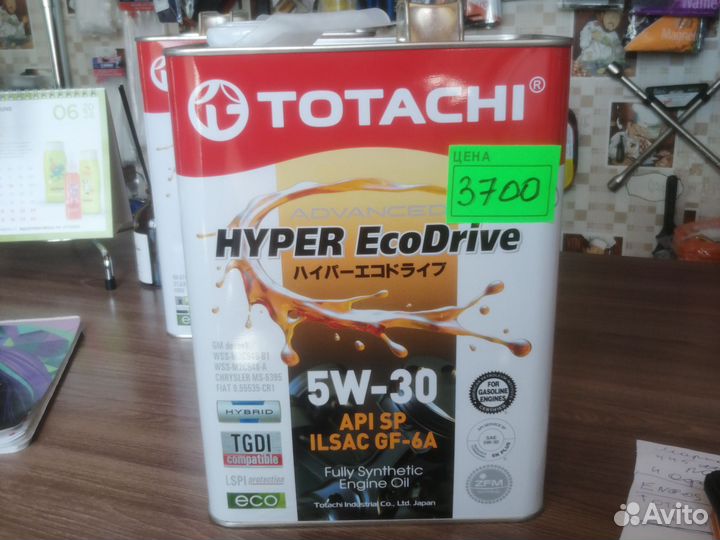 Моторное масло totachi hyper ECO drive 5W30 4л