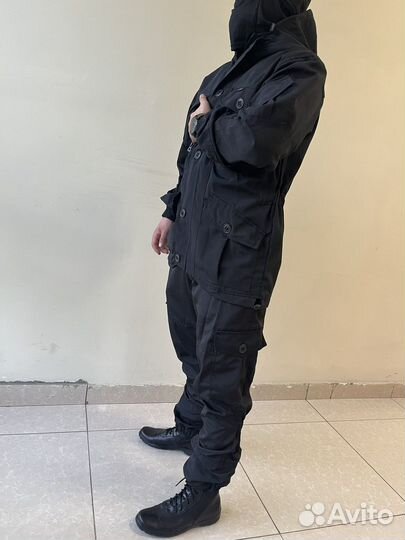 Тактический костюм Горка-8 Спецназ. Черный. Лето