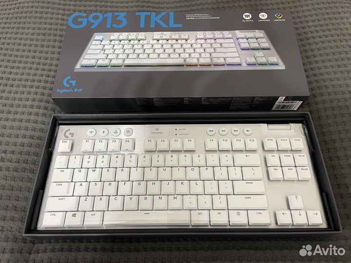 Клавиатура Logitech G913/915 TKL White