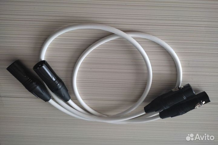 Коммутация балансная XLR(m) -XLR(f) Canare (Japan)