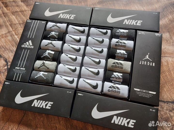 Носки Nike Adidas Jordan качество
