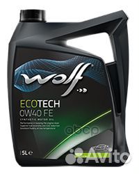 Wolf ecotech 0W40 FE SN A3/B4 Масло моторное си