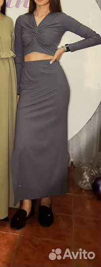 Костюм с юбкой и топом