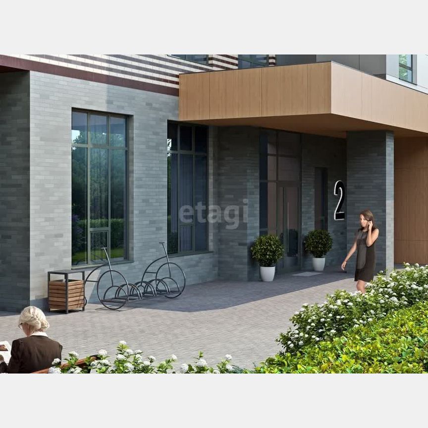 2-к. квартира, 47,1 м², 13/18 эт.