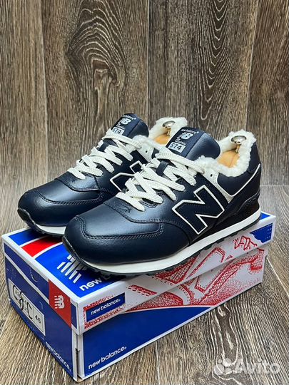 Кроссовки New balance 574 с мехом мужские