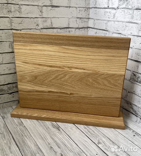 Деревянная подставка для ножей ручная работа