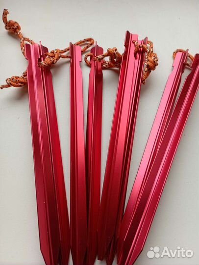 Колышки для палатки ультралегкие, комп.8 шт. новые