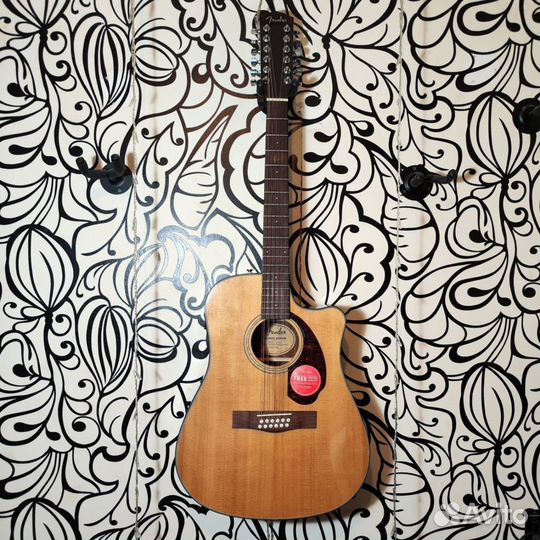 12 струнная гитара Fender CD-140SCE NAT