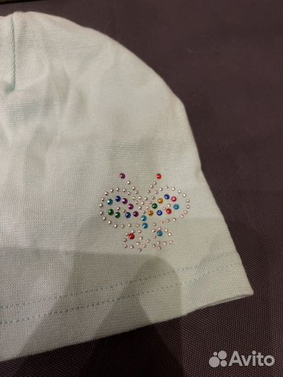 Шапки детские новые зеленая и бирюзовая