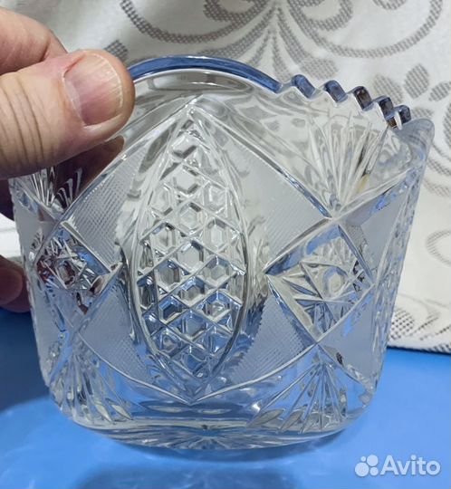 Хрусталь ссср, салатница, конфетница