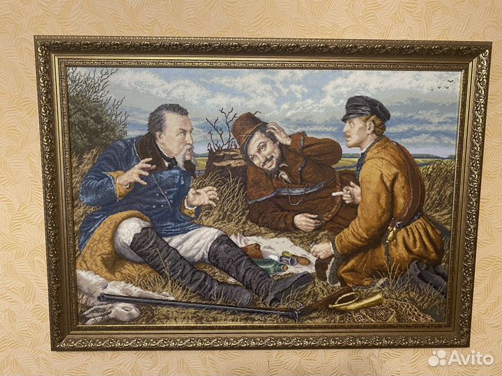 Картина вышитая крестом ручная работа