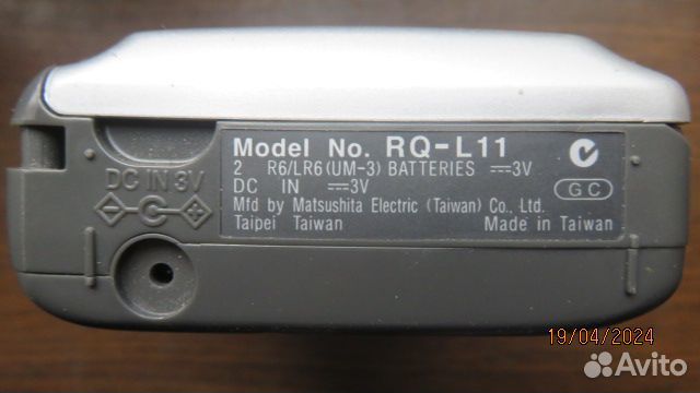 Кассетный плеер диктофон panasonic RQ-L11и L30