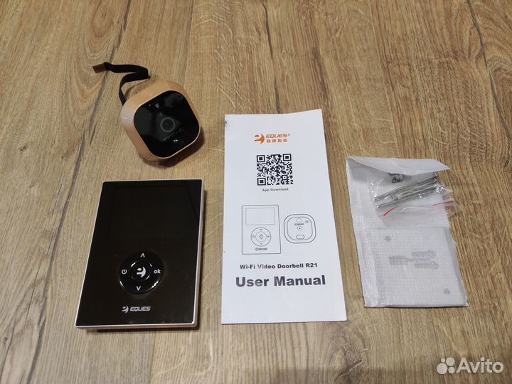 Дверной WI-FI видеоглазок Eques Veiu mini