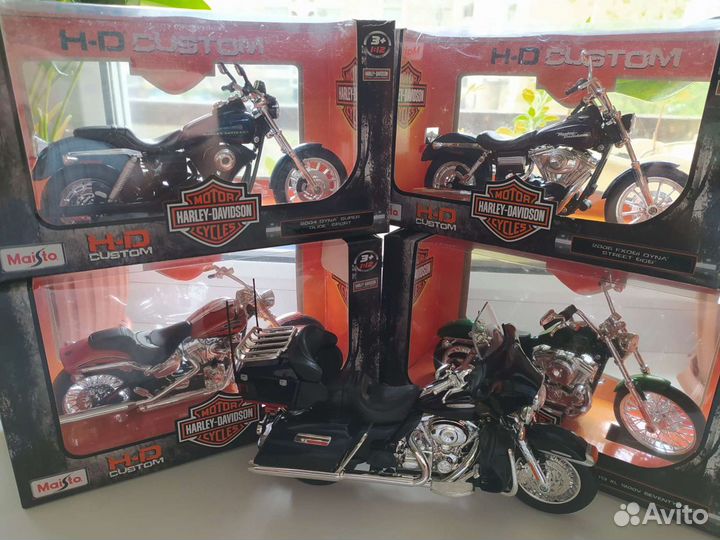 Harley-Davidson коллекционные модели 1/12