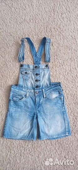 Джинсовый комбинезон 146