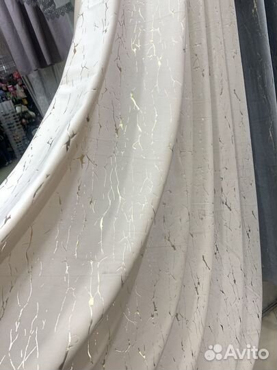 Шторы Мрамор Бархатный