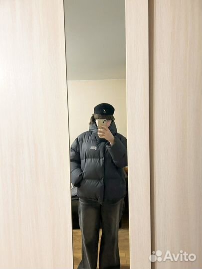 Пуховик Fable basic Graphite