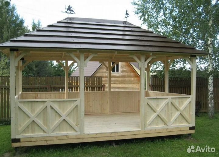 Строительство террас, веранд, беседок, пристроек