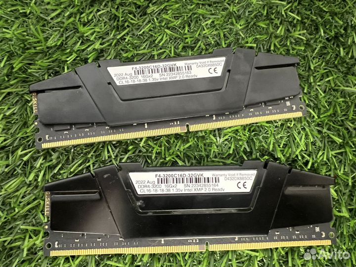 Оперативная память DDR4-3200 G Skill 16x2(32gb)