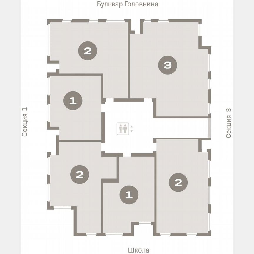 3-к. квартира, 110,1 м², 4/15 эт.
