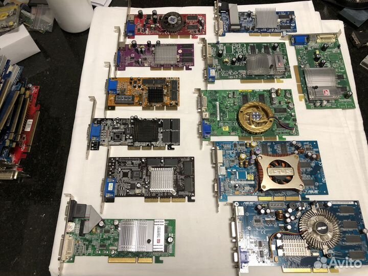 Видеокарты AGP и PCI-E