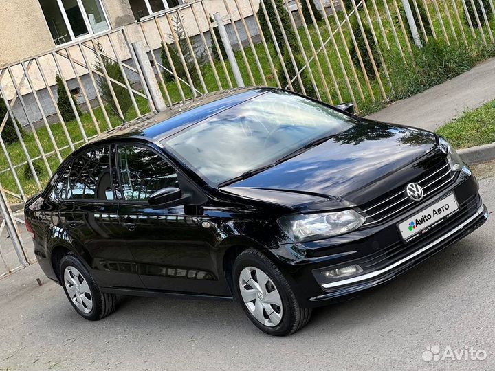 Volkswagen Polo 1.6 AT, 2016, 187 100 км