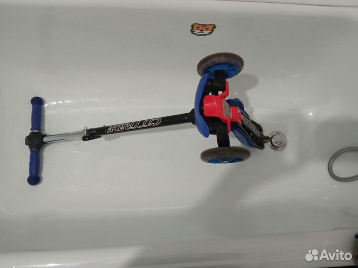 Самокат детский трехколесный бу