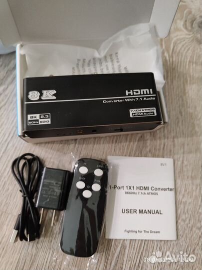 Конвертор Hdmi dolby atmos ps5