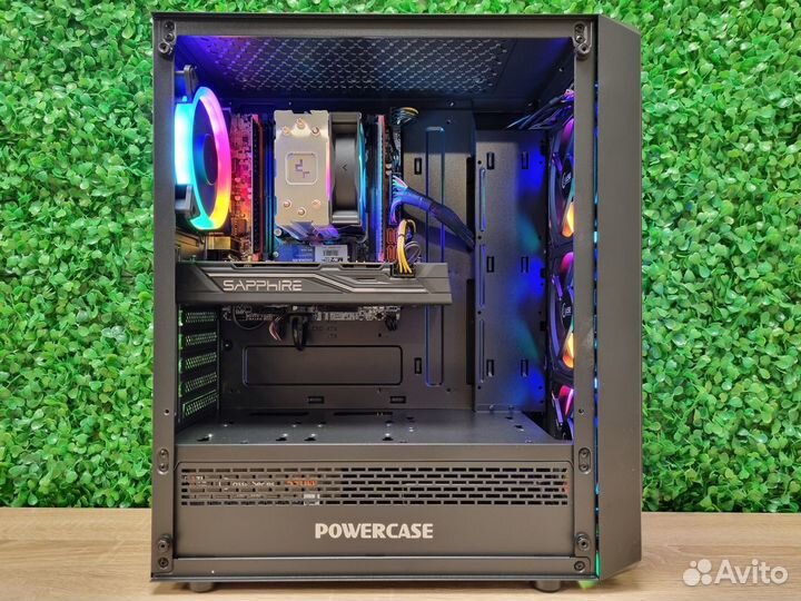 Новый игровой пк 12ядер/rx580/DDR4-16gb/NVMe512gb