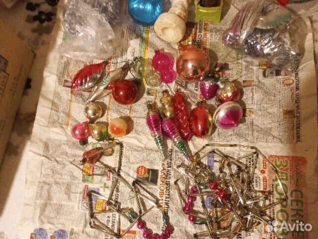 Ёлочные игрушки СССР 50-60 г