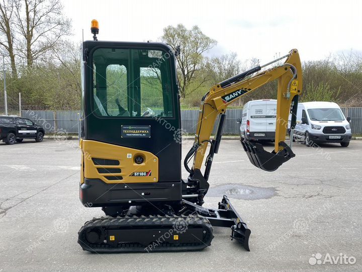 Мини-экскаватор Sany SY18C, 2023