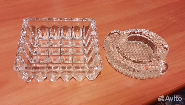 Пепельницы хрустальные СССР