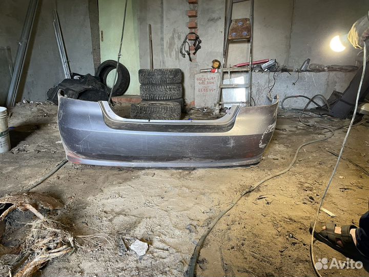 Задний бампер chevrolet aveo т250