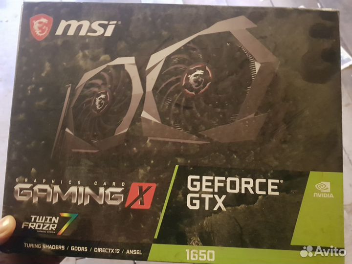 Видеокарта gtx 1650 4gb