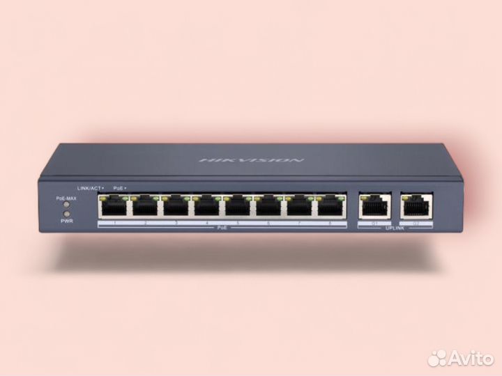 POE-коммутатор hikvision DS-3E0310P-E/M