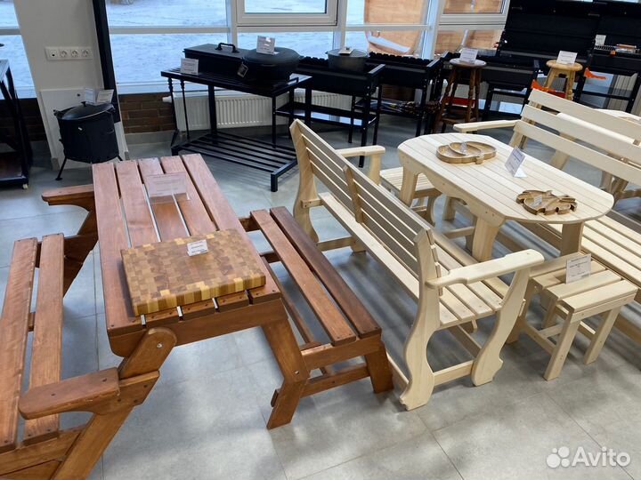 Мебель для бани и дома из липы