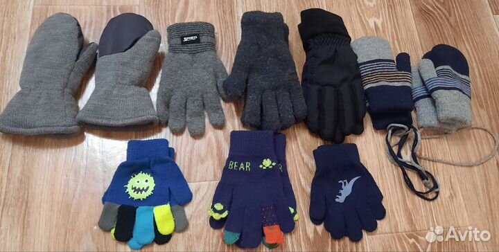 Детские варежки, перчатки