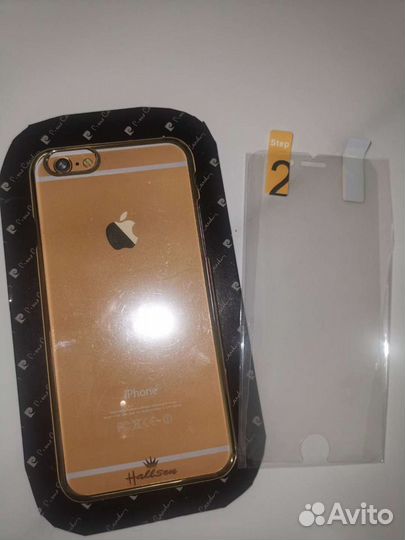 Чехол кейс на iPhone 6, 6s + защитная пленка на эк