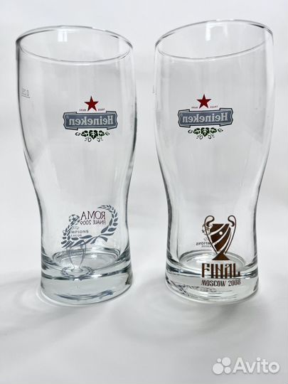 Бокалы для пива Heineken Лига Чемпионов