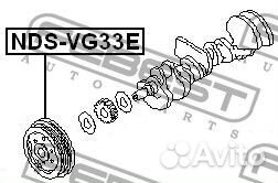 Шкив коленвала vg33e