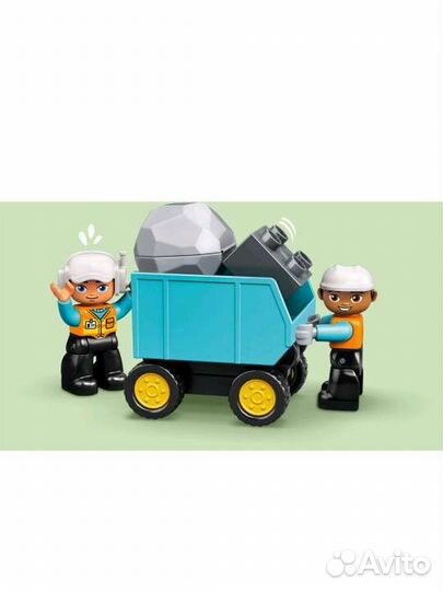 Конструктор lego duplo Грузовик и гусеничный экска