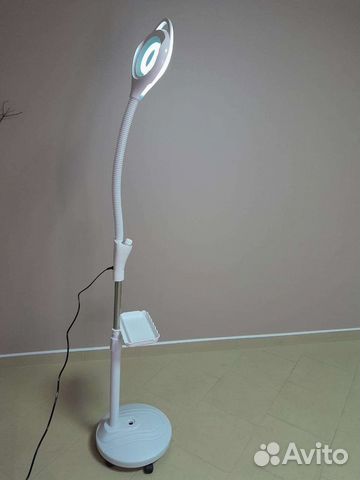 Лампа лупа напольная с регулировкой яркости