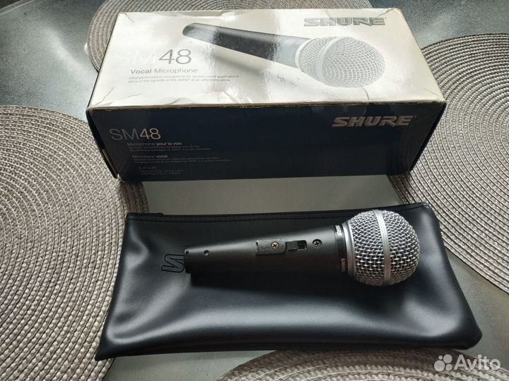 Shure SM48-LC оригинальные микрофоны (Mexico)