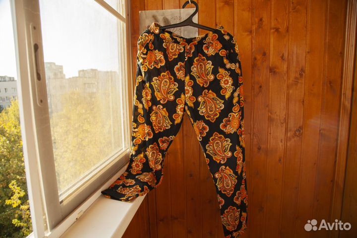 Брюки для йоги леггинсы алладины шаровары султанки